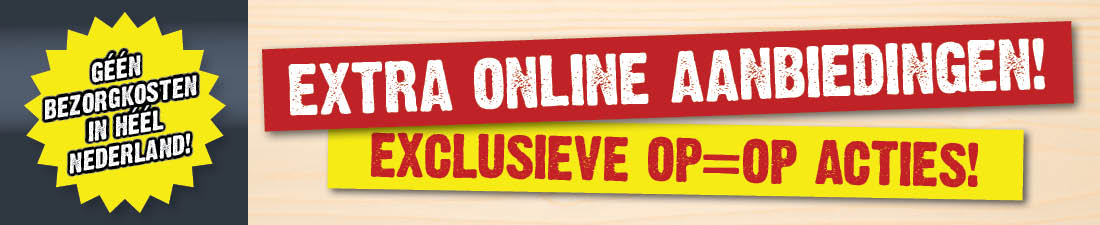 Extra online acties!