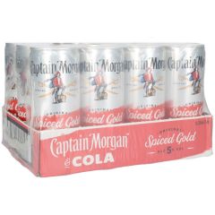 Captain Morgan & Cola tray 12 x 25 cl