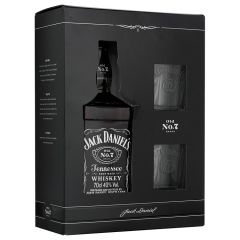 Jack Daniel's Whiskey Met 2 tumblers 70 cl