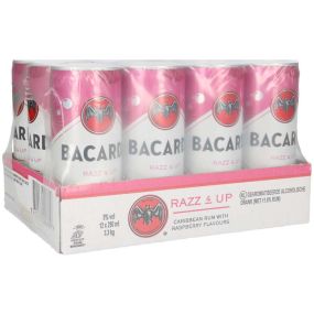Bacardi Razz & Up tray 12 x 25 cl 