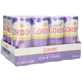 Gordons Gin & Tonic tray 12 x 25 cl 