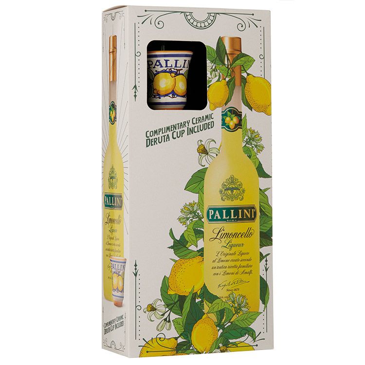 Pallini Limoncello Met unieke deruta 50 cl