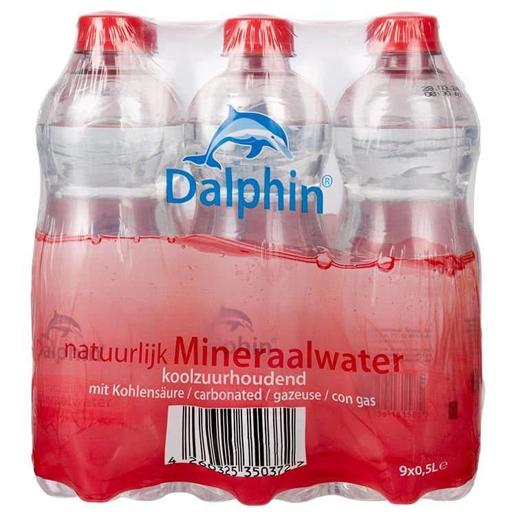 Dalphin Mineraalwater Koolzuurhoudend 9 x 50 cl
