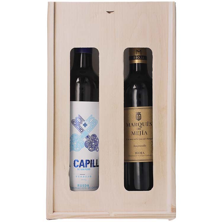Wijndoos La Capilla & Marqués de Mejia 2 x 75 cl