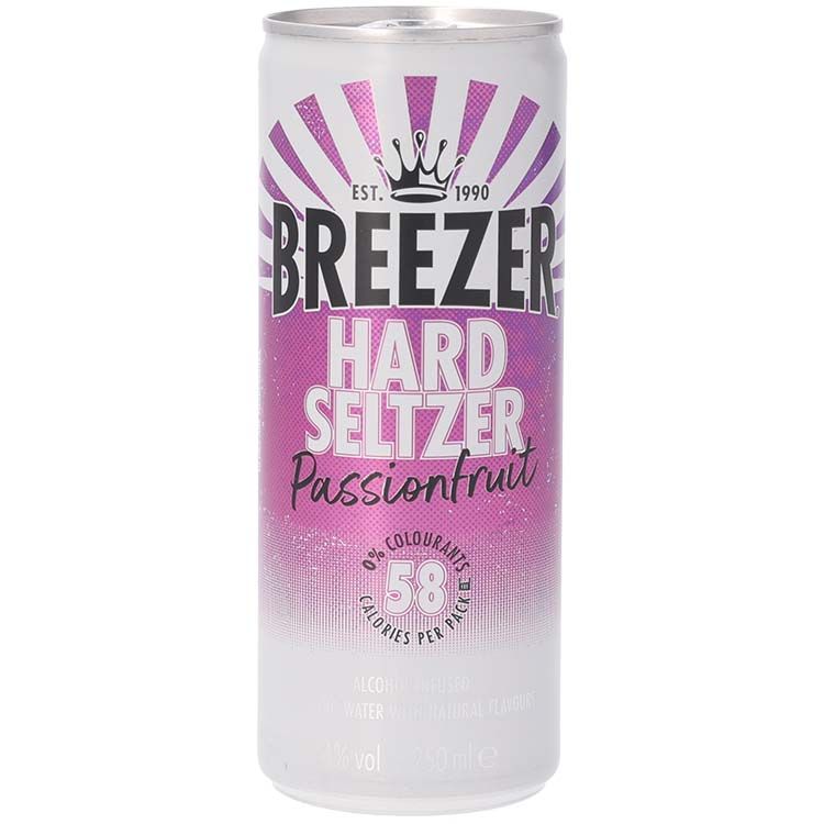 Breezer Hard Seltzer Passionfruit 25 cl
