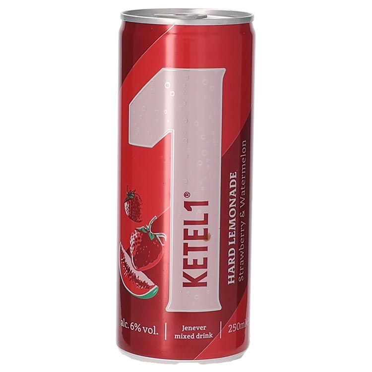 Ketel 1 Hard Lemonade Strawberry & Watermelon 25 cl