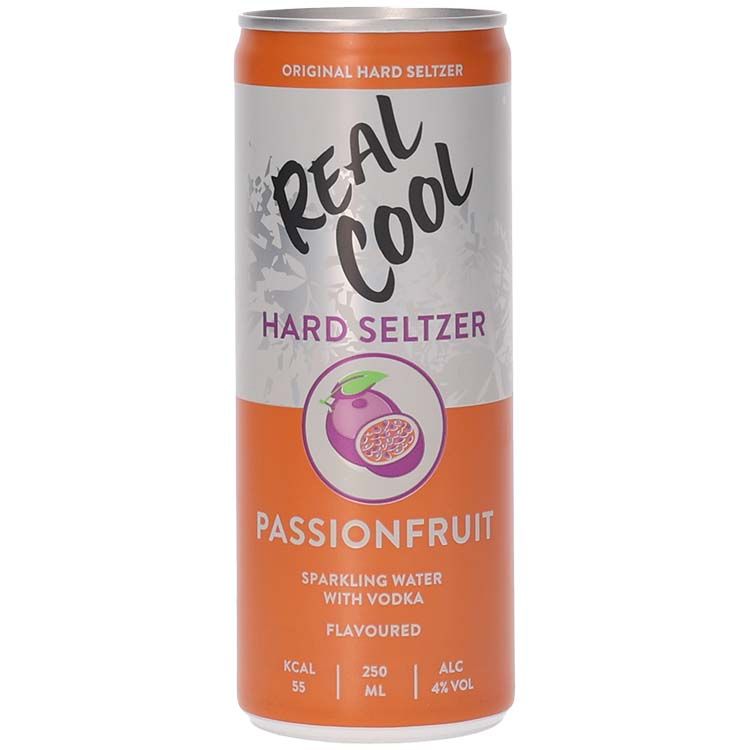 Real Cool Hard Seltzer Passionfruit 25 cl 25 cl