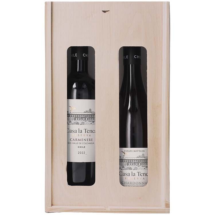 Wijndoos Chardonnay & Carmenere 2 x 75 cl