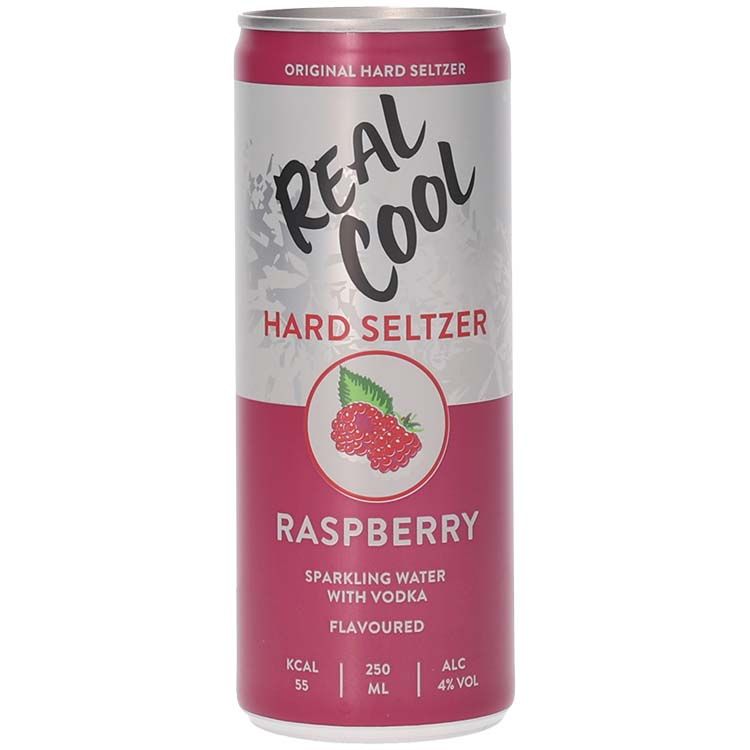Real Cool Hard Seltzer Raspberry 25 cl 25 cl