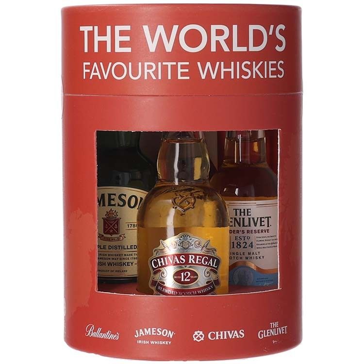 Worlds Favourite Whiskies 4x5cl