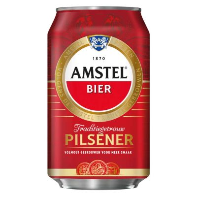 Amstel Pilsener Bier Blik 33 cl