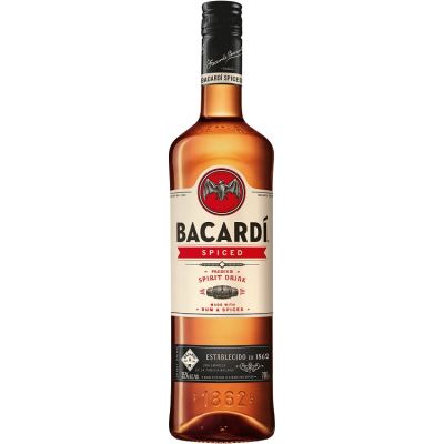 Doos Bacardi Spiced 70 cl (6 stuks)
