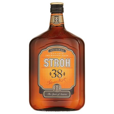 Stroh Rum 38% met gratis hipflask! 70 cl