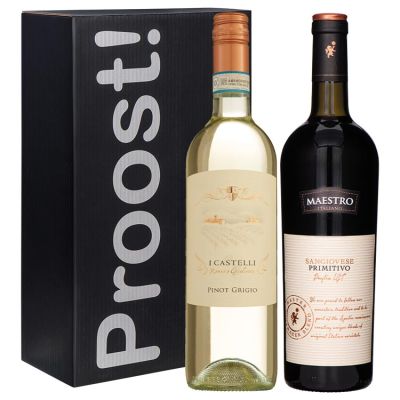 Wijndoos Pinot Grigio & Sangiovese-Primitivo 2 x 75 cl