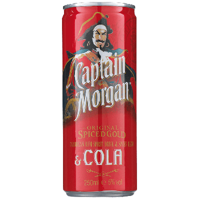 Captain Morgan Rum & Cola 25 cl