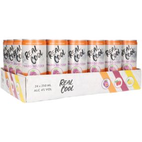 Real Cool Hard Seltzer Passionfruit tray 24 x 25 cl