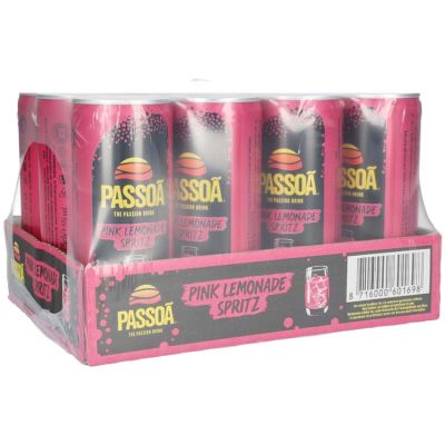 Passoa Pink Lemonade Spritz tray 12 x 25 cl