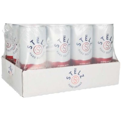 Stëlz Hard Seltzer Raspberry tray 12 x 25 cl 