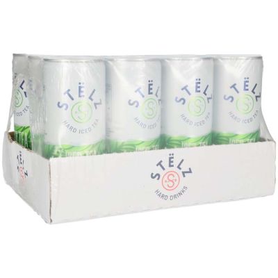 Stëlz Hard Seltzer Ice Tea Lemon tray 12 x 25 cl 