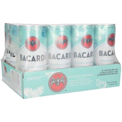 Bacardi Tropical Breeze tray 12 x 25 cl 