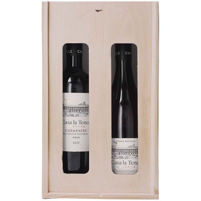 Wijndoos Chardonnay & Carmenere 2 x 75 cl