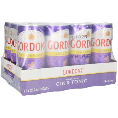 Gordons Gin & Tonic tray 12 x 25 cl 