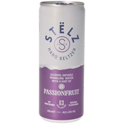 Stëlz Hard Seltzer Passionfruit 25 cl