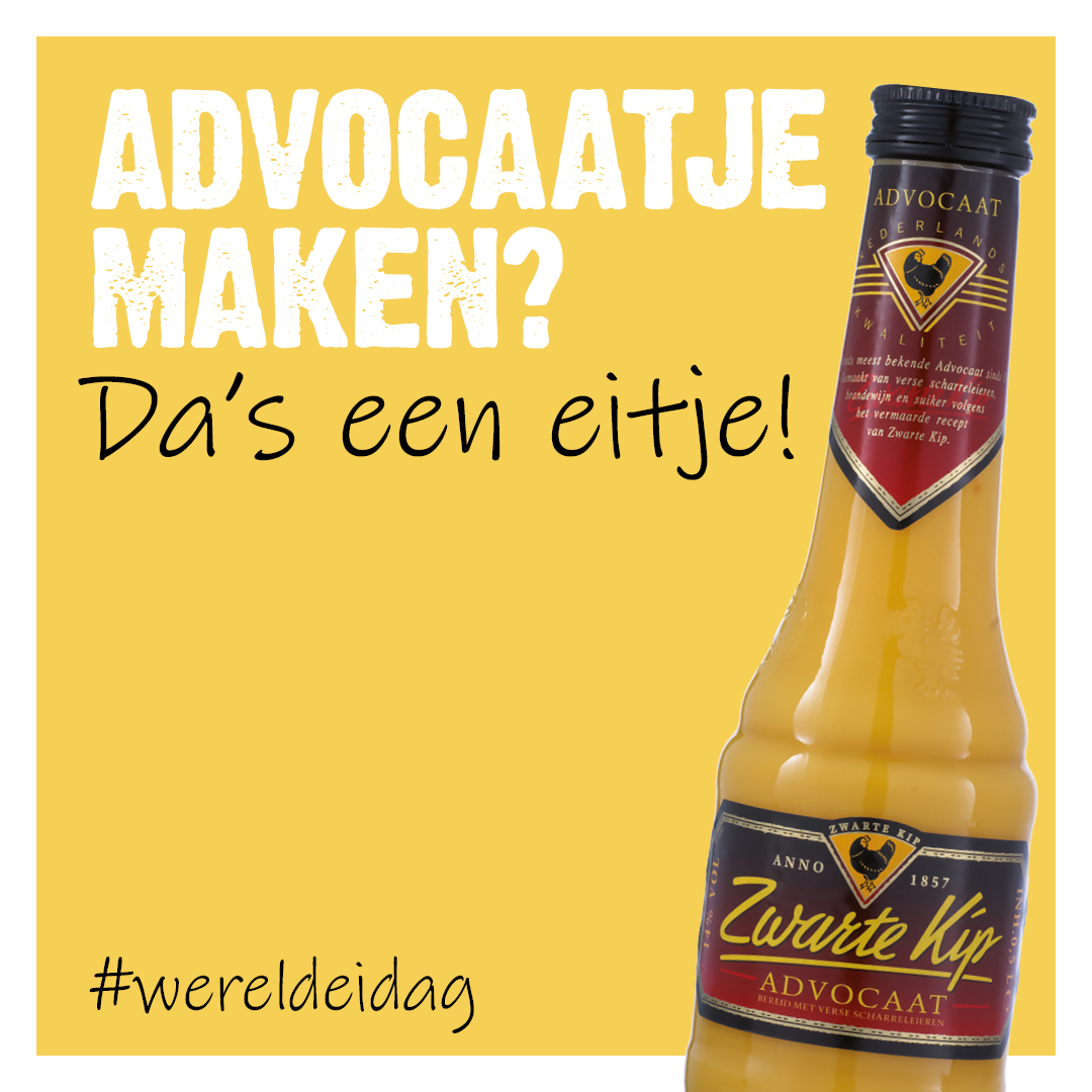 zwarte kip advocaat