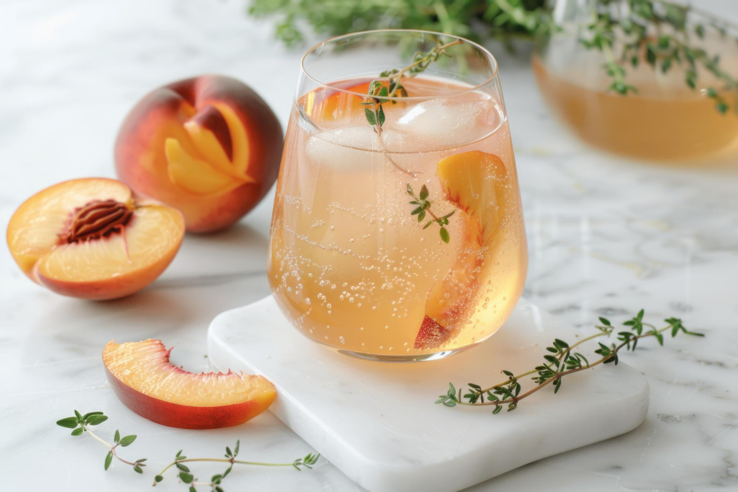 Tanqueray gin peach