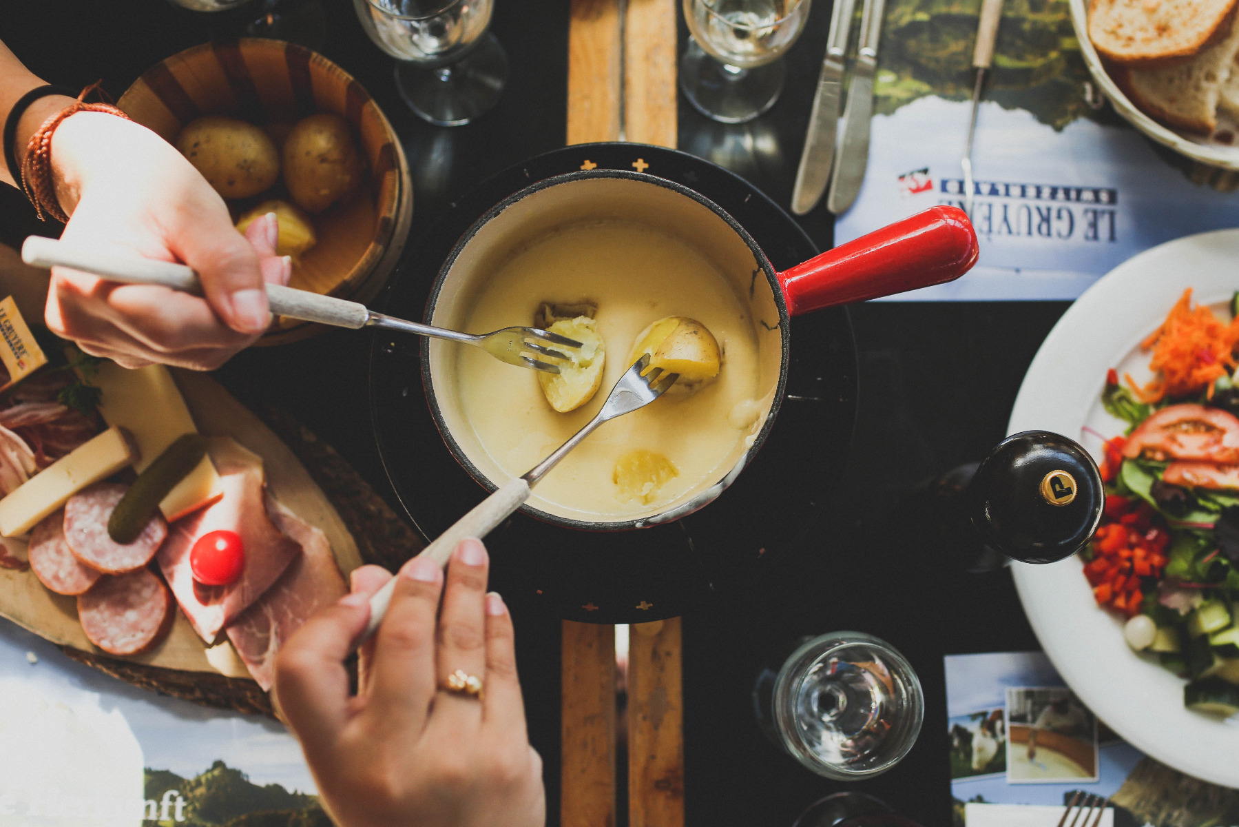 Welke wijn bij kaasfondue?