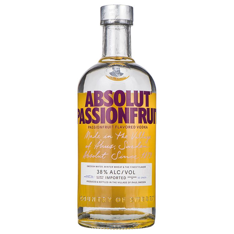 Absolut vodka passionfruit