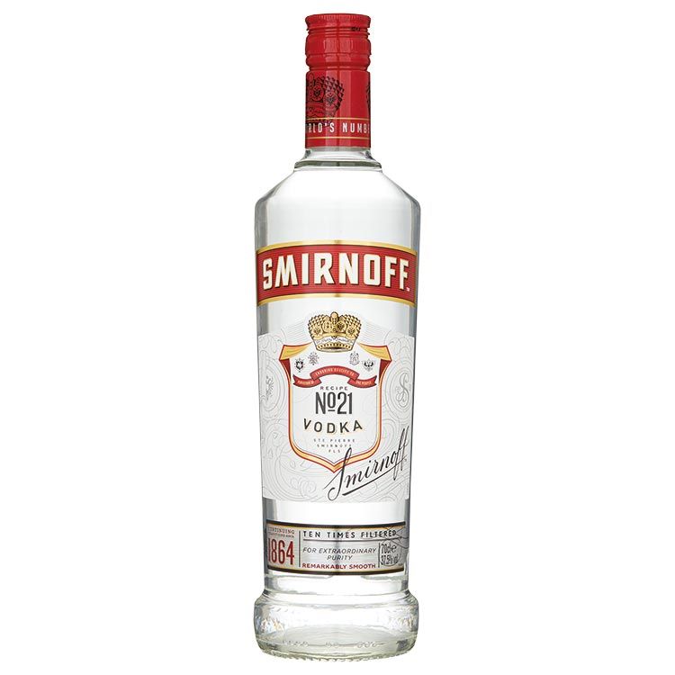 Smirnoff red vodka 70cl